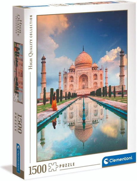 Clementoni - puzzel - 1500 stukjes - taj mahal - puzzel voor volwassenen - high quality collection