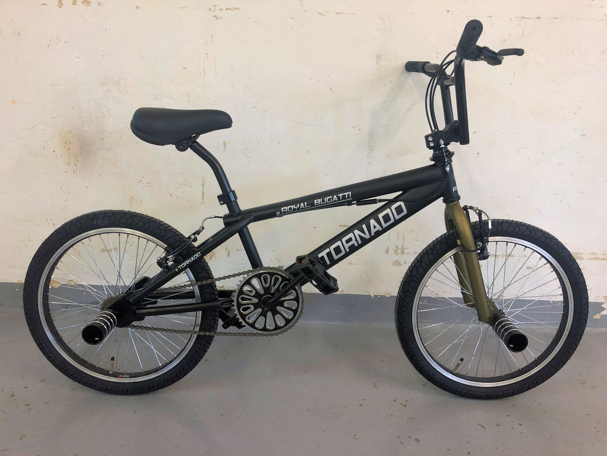 Royal 20 BMX Tornado - Matt Black Bronze schwarze Reifen