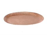 Hbx natural living tray metaal 24x41xh3,5cm rose