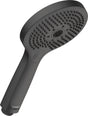 Duravit handdouche 3 standen click! minusflow – douchekop ø120 mm – waterbesparend – easyclean – zwart mat