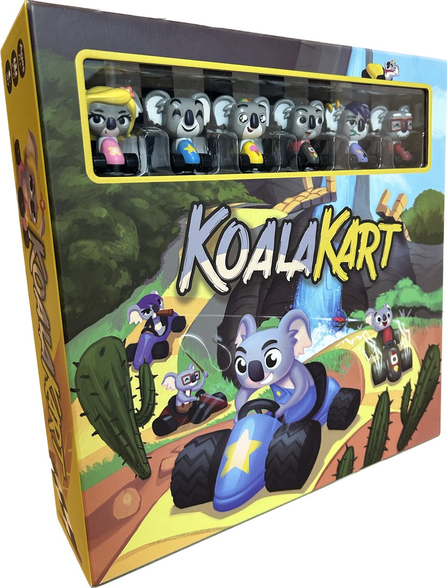 Koala kart - race spel met 2 banen - voor familie en vrienden