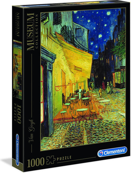 Clementoni legpuzzel van gogh cafe terrace at night, 1000st.