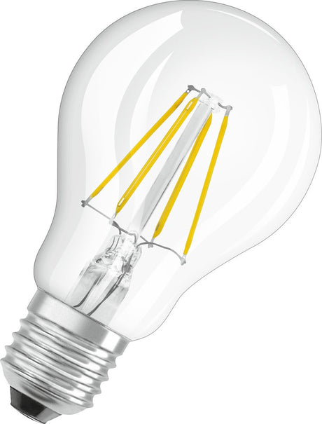Osram led lamp - classic a 40 - e27 - filament - helder - 4w - 470 lumen - warm wit - niet dimbaar