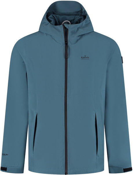 Kjelvik outdoorjas kiron blauw