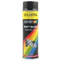 Spray Lacquer Motip Mat Black (500 ml)