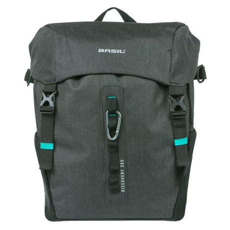 Basil enkele tas discovery 365d l mik 20l 15 x 23 x 35 cm - zwart