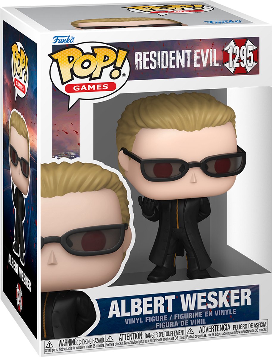 Funko resident evil albert wesker vinylfiguur 1295 unisex pop! - neutraal - standard