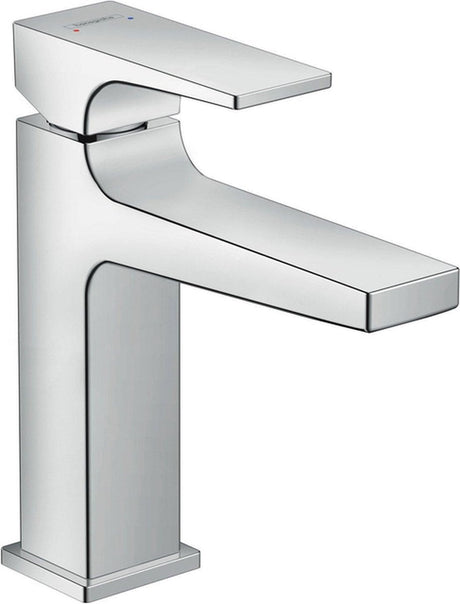 Hansgrohe metropol ééngreeps wastafelmengkraan 110 met afvoerplug mat wit