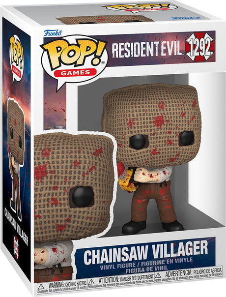 Funko resident evil chainsaw villager vinylfiguur 1292 unisex pop! - neutraal - standard