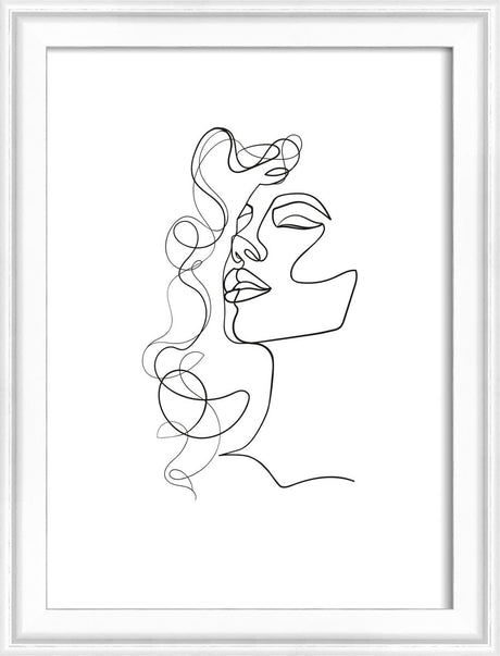 Walther silhouette - houten lijst - fotoformaat 13x18 cm - wit