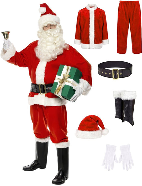Vegaoo zeer compleet kerstman pak | santa kostuum maat xl-xxl
