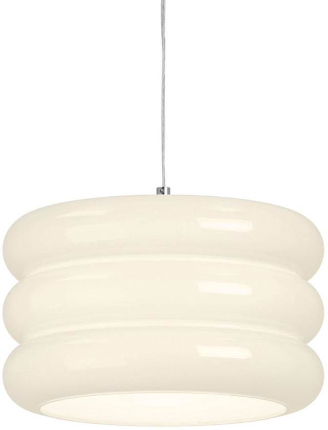 Eglo tortora hanglamp - e27 - ø 30 cm - chroom wit