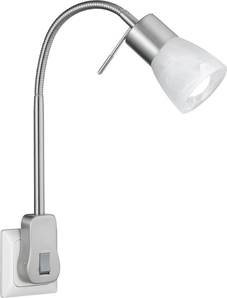 Trio levisto - spot - nikkel mat - incl. 1x e14 4.9w - flexibel
