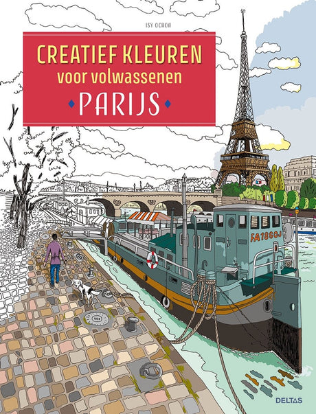 Deltas creatief kleuren voor volwassenen - parijs