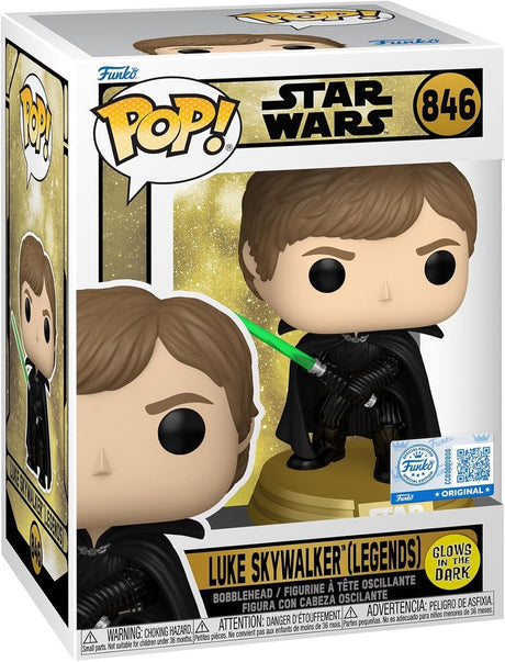Funko pop star wars: luke skywalker (glows in the dark) pop #846