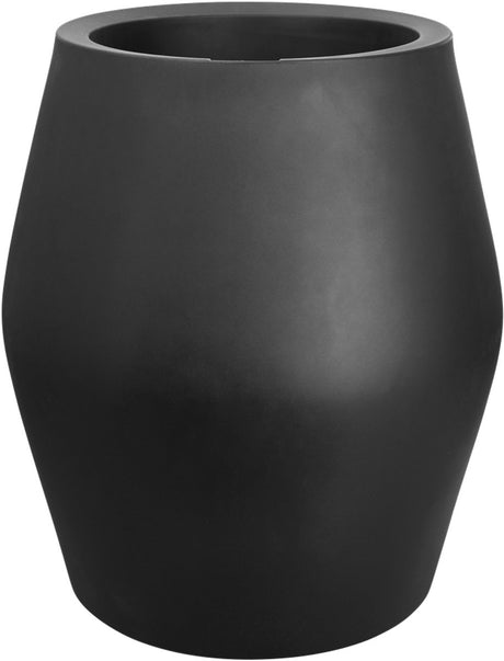 Elho june split high 46 - uv-bestendig en kleurvaste bloempot - binnen buiten - ø 46.0 x h 53.6 cm - zwart