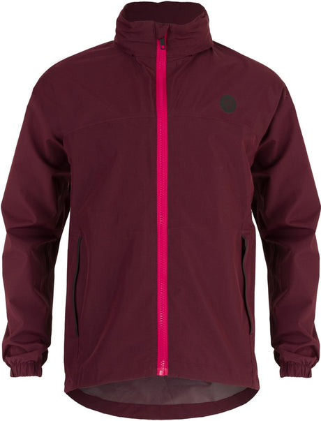 Agu essential - kids regenjas - wind- en waterdicht - poray 5000 - ademend - reflecterend - rood - 128