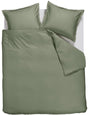 Ambiante satin uni dekbedovertrek - lits-jumeaux - 240x200 220 - groen