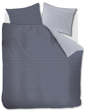 Riviera maison twisted dekbedovertrek - lits-jumeaux xl - 260x200 220 - blauw