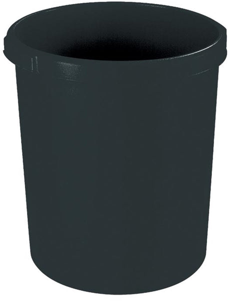 Han papierbak - klassik - 30 liter - zwart - hoogwaardig kunststof - ha-1834-13
