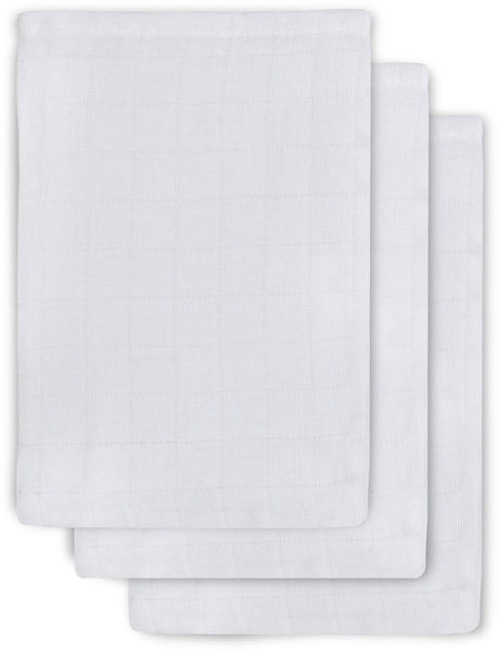 Jollein washandje hydrofiel wit (3pack)