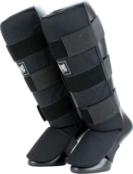 Super pro combat gear scheenbeschermer savior zwart wit extra small xs