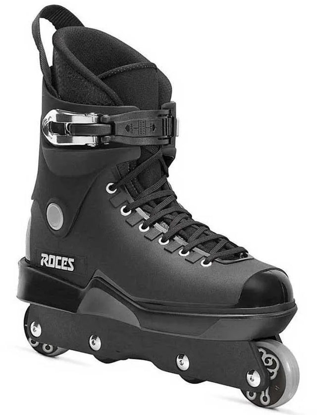 Roces m12 ufs stunt skates zwart - volwassenen - ufs frame high-impact shell - maat 42