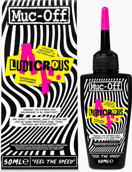 Muc-off ludicrous af - kettingolie - 50ml - smeermiddel voor racefiets en mountainbike - biologisch afbreekbaar - lage wrijving
