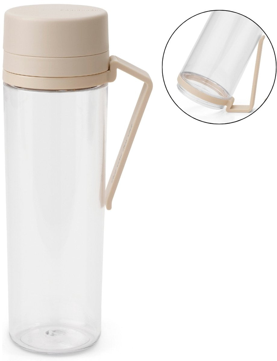 Brabantia make take drinkfles met fruitfilter - 500 ml - soft beige