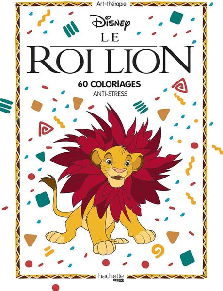 Hachette heroes grand bloc disney - le roi lion - - kleurboek voor volwassenen