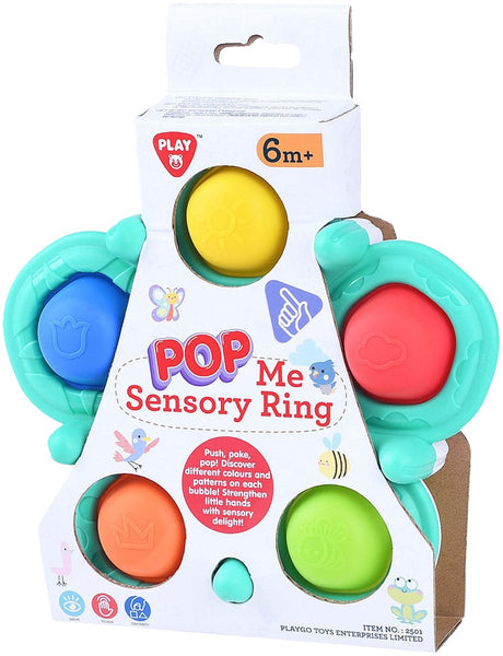 Play go baby sensorische ring met ballen - 6dlg.