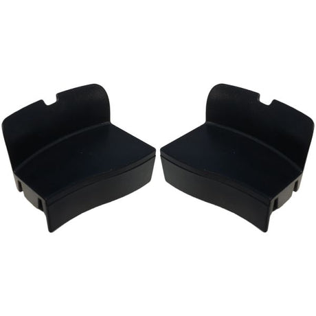 Axa afdekkapjes voor defender - zwart (set)