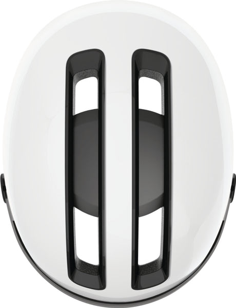 Abus hud-y ace - fietshelm shiny white m (54 - 58 cm)