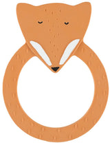 Trixie natuurlijk rubber ronde bijtring - mr. fox