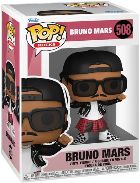 Funko pop rocks: bruno mars - pop #508