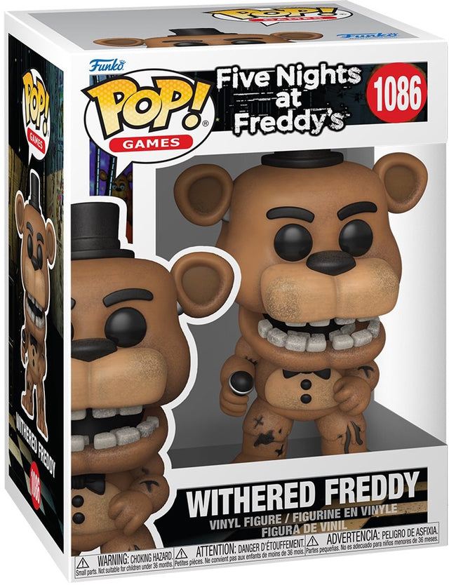 Funko five nights at freddy's withered freddy (games) vinylfiguur 1086 unisex pop! - neutraal - standard
