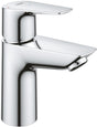 Grohe start edge wastafelkraan - waterbesparend - energiebesparend - push open waste - chroom