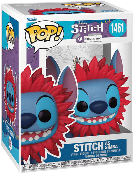 Funko lilo stitch pop! buddy vinyl figure costume- simba 9 cm