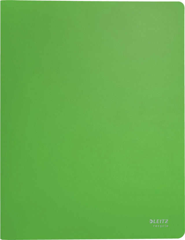 Leitz recycle showalbum a4 - 40 hoezen - 90% pre- en post-consumer gerecycled plastic - groen
