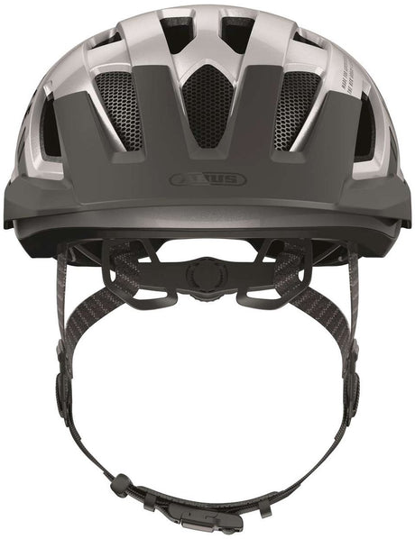 Abus fietshelm urban-i 3.0 ace gleam silver s - 51-55 cm - zilver - geschikt voor gebruik op elektrische fietsen - stadsfietsen - 250 g
