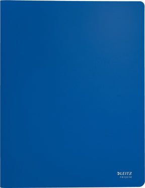 Leitz recycle showalbum a4 - 40 hoezen - 90% pre- en post-consumer gerecycled plastic - blauw