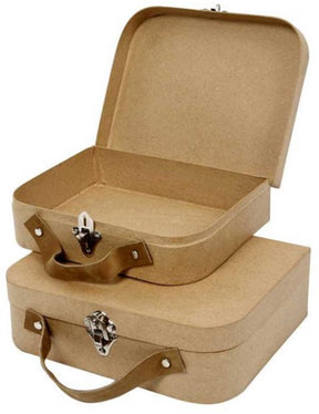Creotime koffers, afm 22,5x18x6,5 cm, afm 25,5x20x8 cm, 2 stuks