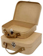 Creotime koffers, afm 22,5x18x6,5 cm, afm 25,5x20x8 cm, 2 stuks