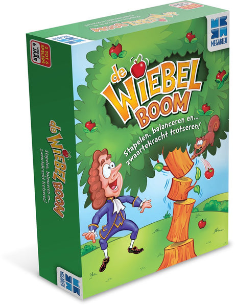 Megableu de wiebelboom - uitdagend kinderspel - newton actiespel voor 2-6 spelers - vanaf 6 jaar - behendigheid plezier
