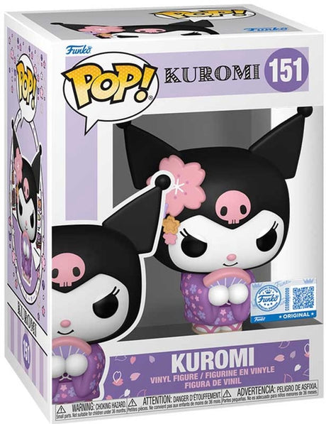 Funko hello kitty kuromi im kimono vinylfiguur 151 unisex pop! - neutraal - standard