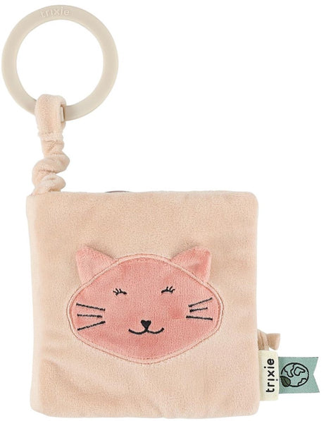 Trixie sensorisch buggyboekje mrs. cat – 3m+ – met spiegel texturen