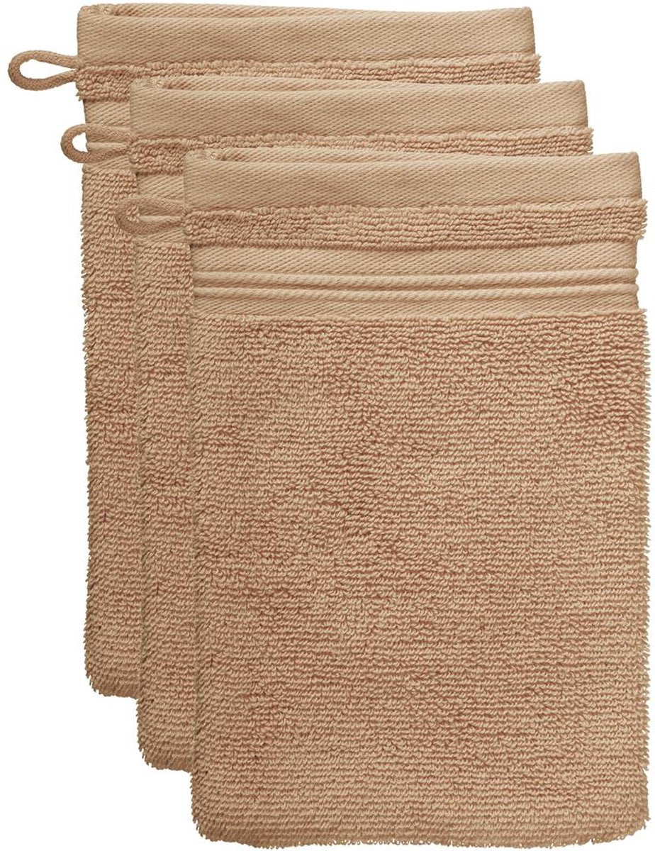 Beddinghouse sheer set van 3 washandjes - donker rood
