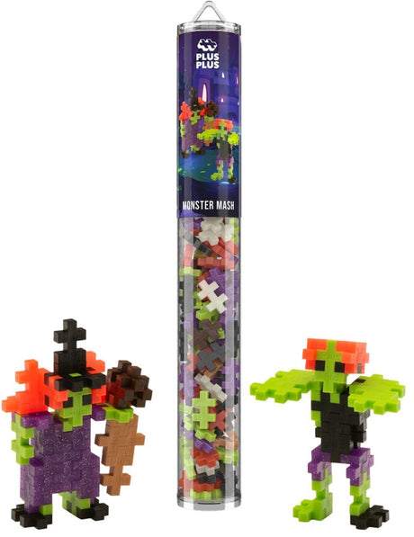Plus-plus monster mash halloween 100 delige bouwset - 4382 - bouwspeelgoed - constructiespeelgoed - set met bouwstenen - vanaf 5 jaar