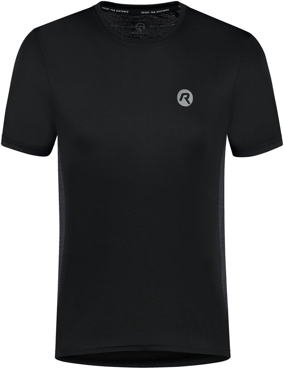 Rogelli core hardloopshirt heren - sportshirt korte mouwen - zwart - maat 3xl