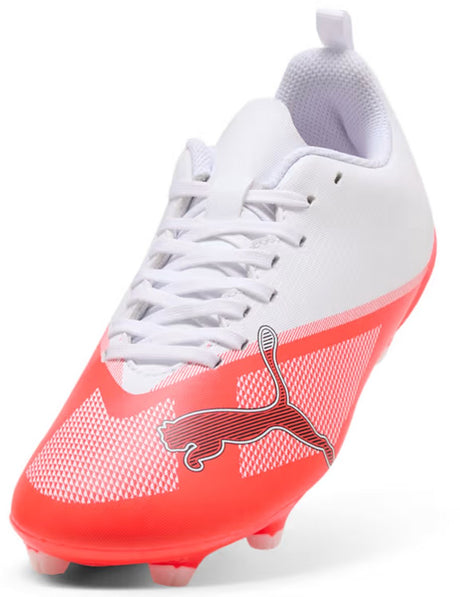 Puma ultra 7 play fg ag jr unisex sportschoenen - ultra red- black- white